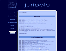 Tablet Screenshot of juripole.fr